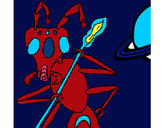 Dibujo Hormiga alienigena pintado por amisaday