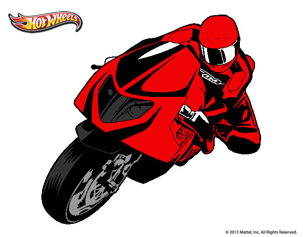 Dibujo Hot Wheels Ducati 1098R pintado por cleinton