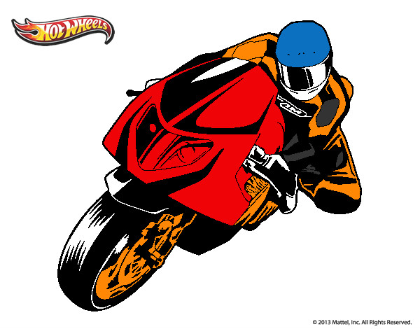 Dibujo Hot Wheels Ducati 1098R pintado por ruben210