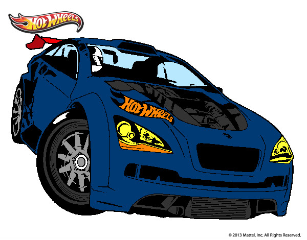 Dibujo Hot Wheels Megane Trophy pintado por EMIJOAQUIN