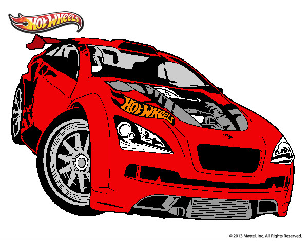 Dibujo Hot Wheels Megane Trophy pintado por EMIJOAQUIN