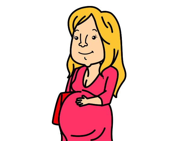 Dibujo Mujer embarazada pintado por hellen034