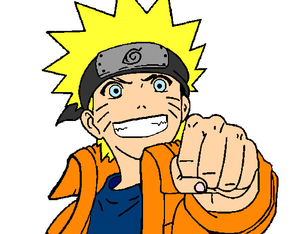 Dibujo Naruto alegre pintado por eneryth