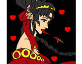 Dibujo Princesa china pintado por MikuHastun