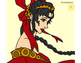 Dibujo Princesa china pintado por yireth