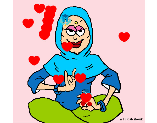 Dibujo Princesa musulmána pintado por anaruth251