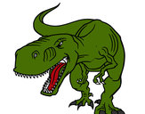 Dibujo Tiranosaurio Rex enfadado pintado por nikmame