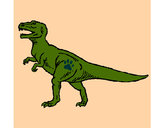 Dibujo Tiranosaurus Rex pintado por nikmame