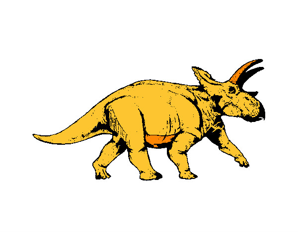 Dibujo Triceratops 1 pintado por nikmame