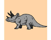 Dibujo Triceratops pintado por nikmame