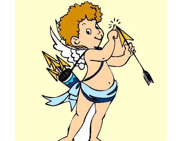 Dibujo Cupido 2 pintado por nazaaylen