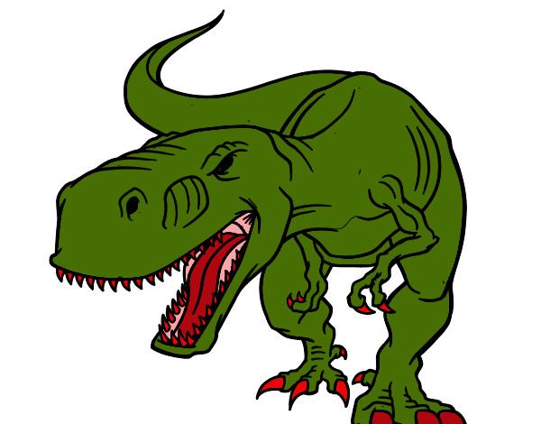 Dibujo Dinosaurio enfadado pintado por EDGAR1