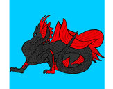 Dibujo Dragón de mar pintado por EDGAR1