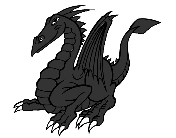 Dibujo Dragón elegante pintado por ixhel