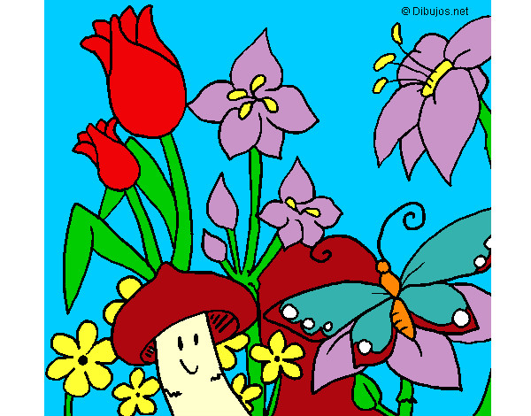 Dibujo Fauna y flora pintado por sol2003