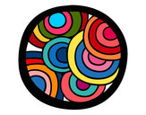 Dibujo Mandala circular pintado por Suels24