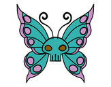 Dibujo Mariposa Emo pintado por ixhel