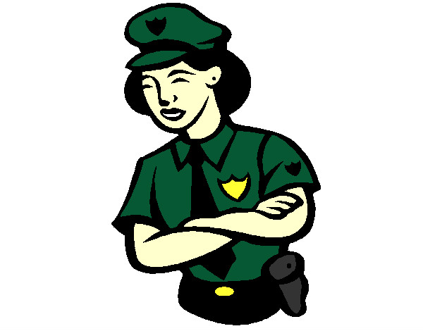Dibujo Mujer policía pintado por Julss