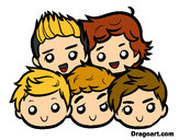 Dibujo One Direction 2 pintado por harr