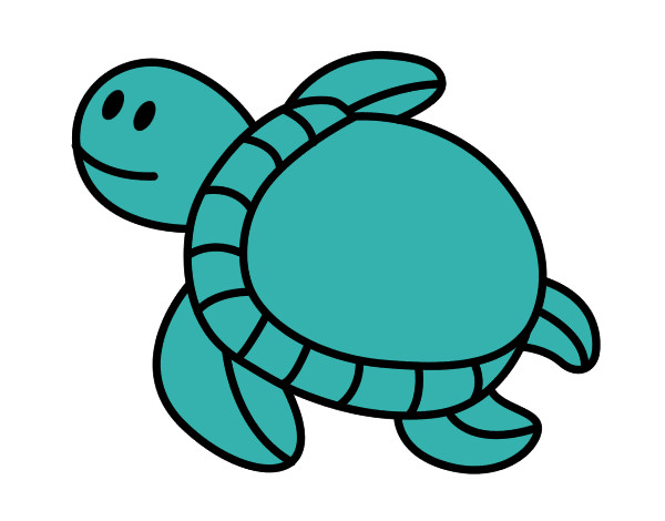Dibujo Tortuga nadando pintado por ixhel