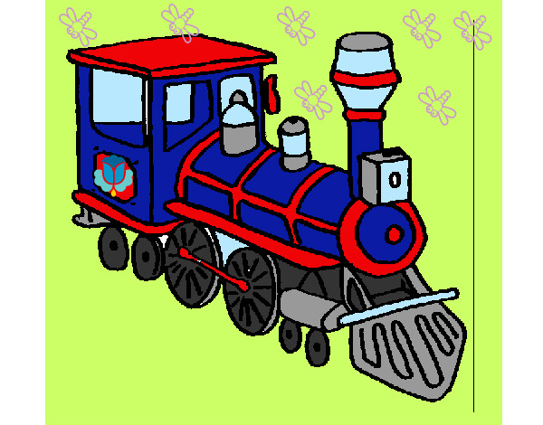 Dibujo Tren 3 pintado por les123