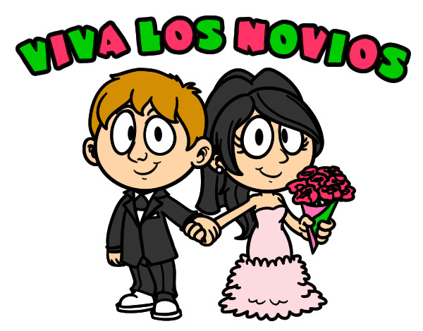 Dibujo Viva los novios pintado por nikimva