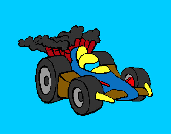 Dibujo Coche de Fórmula 1 pintado por Ernesto51