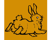 Dibujo Conejo contento pintado por lunapyok