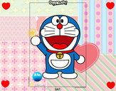 Dibujo Doraemon pintado por alexete