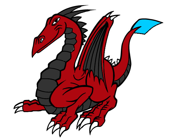 Dibujo Dragón elegante pintado por Emi736