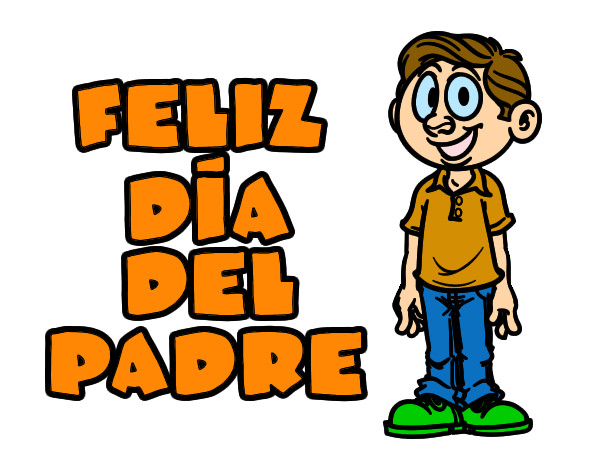 Dibujo Feliz día del padre pintado por rafafa