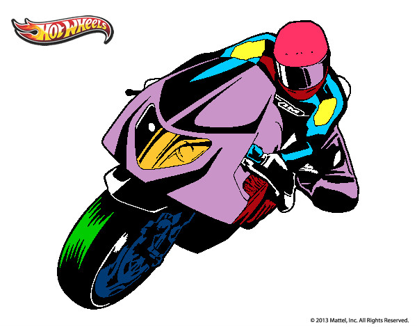 Dibujo Hot Wheels Ducati 1098R pintado por mafalda44