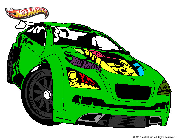 Dibujo Hot Wheels Megane Trophy pintado por juansecab2