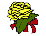 Dibujo Rosa, flor pintado por beatrizele