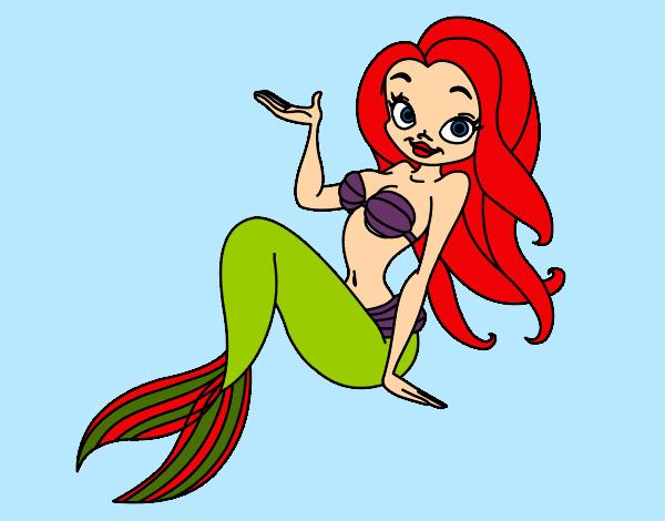 Dibujo Sirena sexy pintado por Laurita007