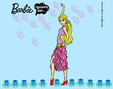 Dibujo Barbie flamenca pintado por SARADIBUS