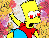 Dibujo Bart 2 pintado por adricasa