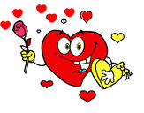 Dibujo Corazón con caja de bombones pintado por cami666