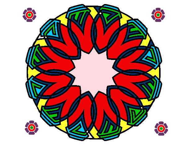 Dibujo Mandala 37 pintado por lilianserg