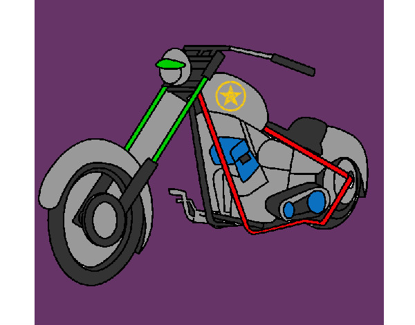 Dibujo Moto 1 pintado por hatsel