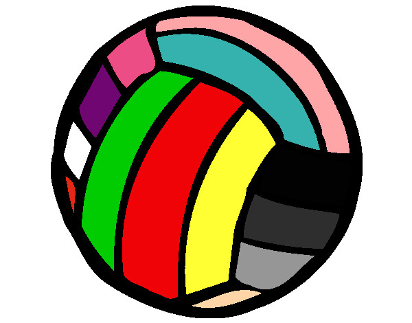 Dibujo Pelota de voleibol pintado por korinavila