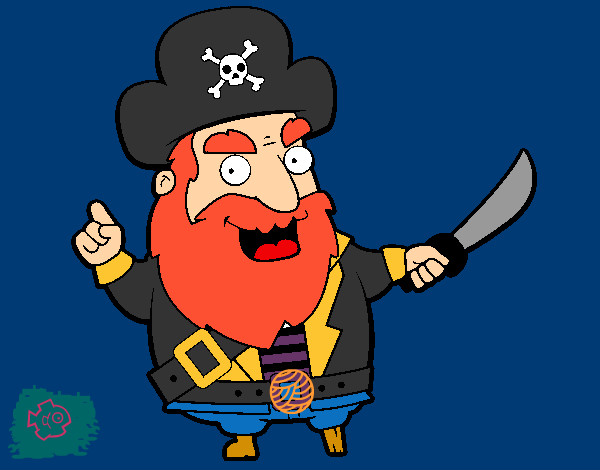 Dibujo Pirata pintado por adricasa