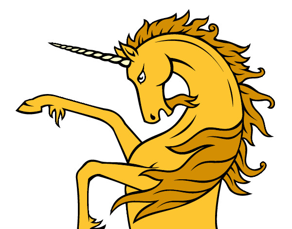 Dibujo Unicornio salvaje pintado por isolin