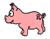 Dibujo Cerdo pintado por Dani1021