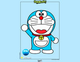 Dibujo Doraemon pintado por gcabob