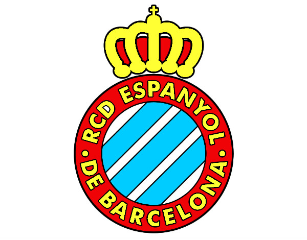 Dibujo Escudo del RCD Espanyol pintado por adriel000