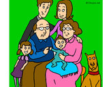 Dibujo Familia pintado por kiara2013