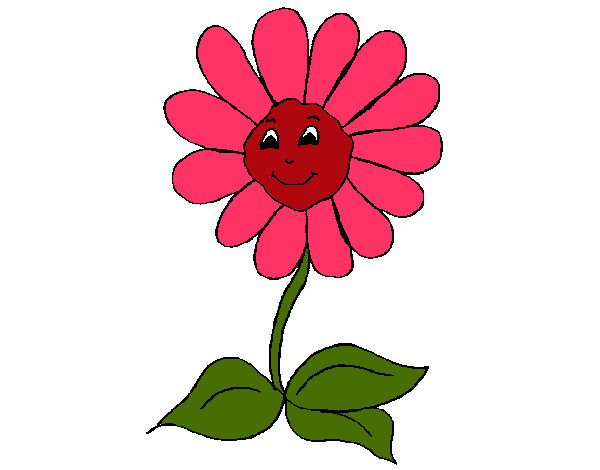 Dibujo Flor feliz pintado por xolox