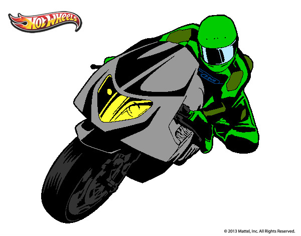 Dibujo Hot Wheels Ducati 1098R pintado por Piterzitho