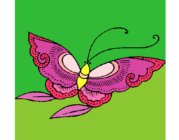 Dibujo Mariposa 8a pintado por magiis